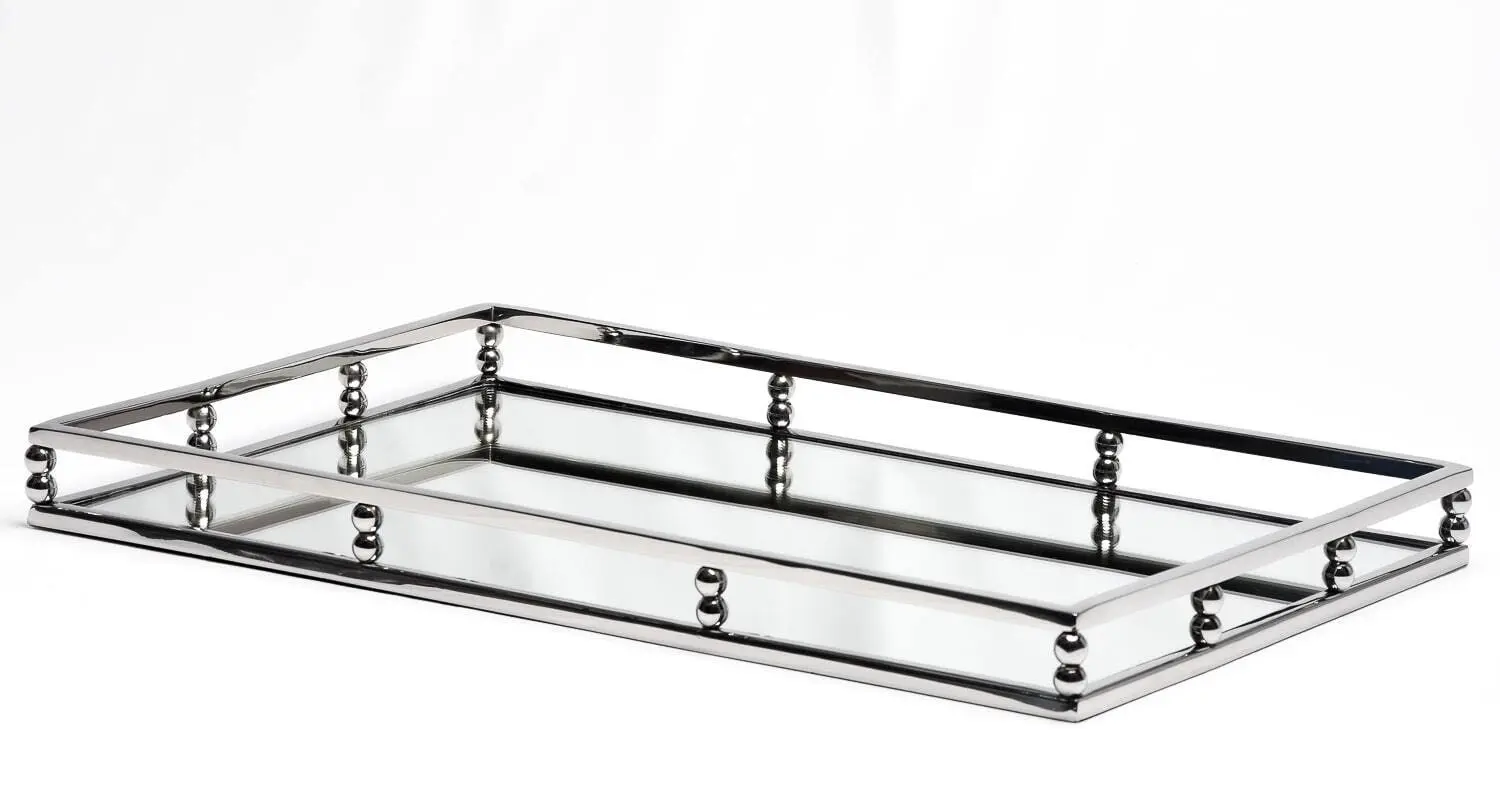 Davina Mirrored Tray Rectangle (Large)