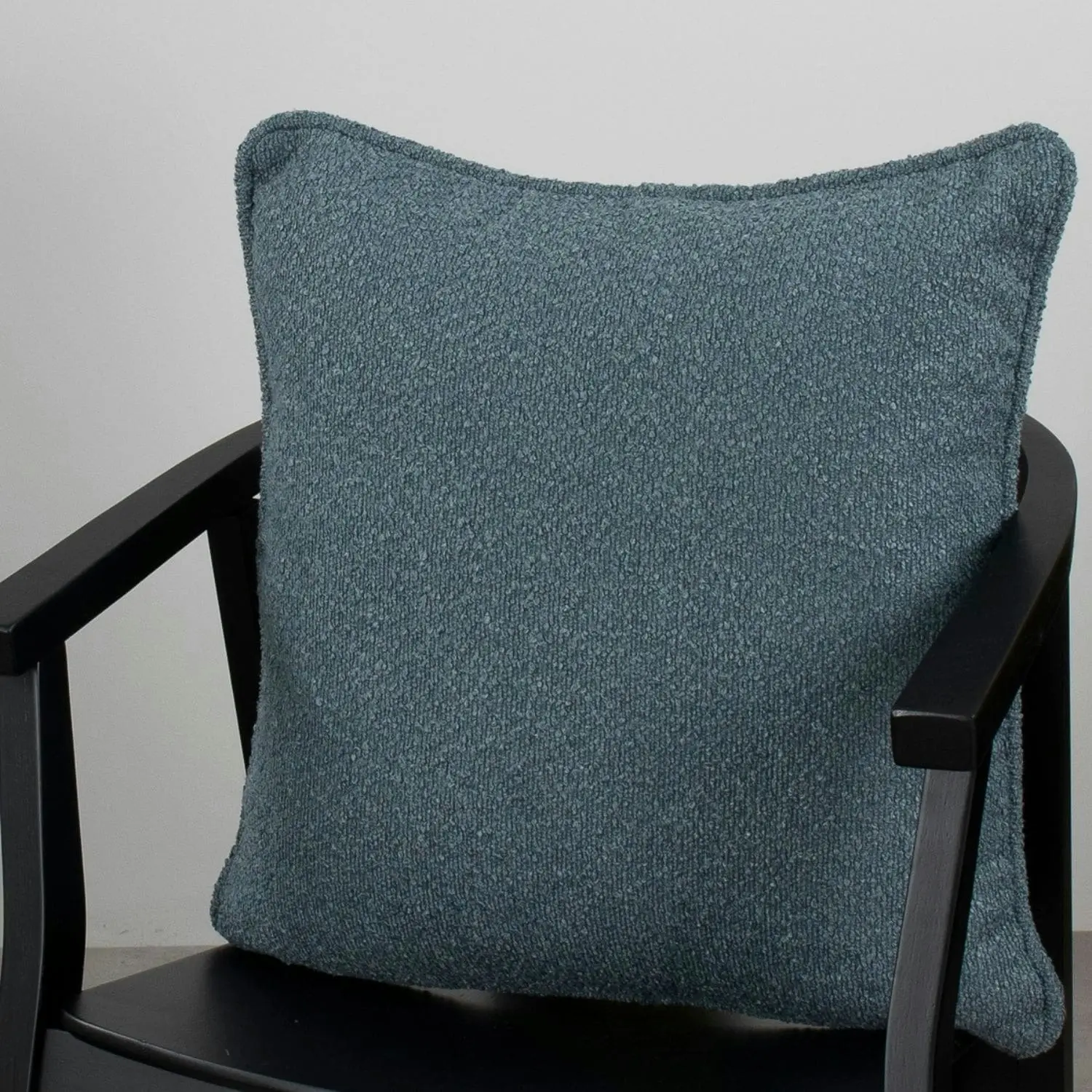 Boucle Square Cushion - Slate