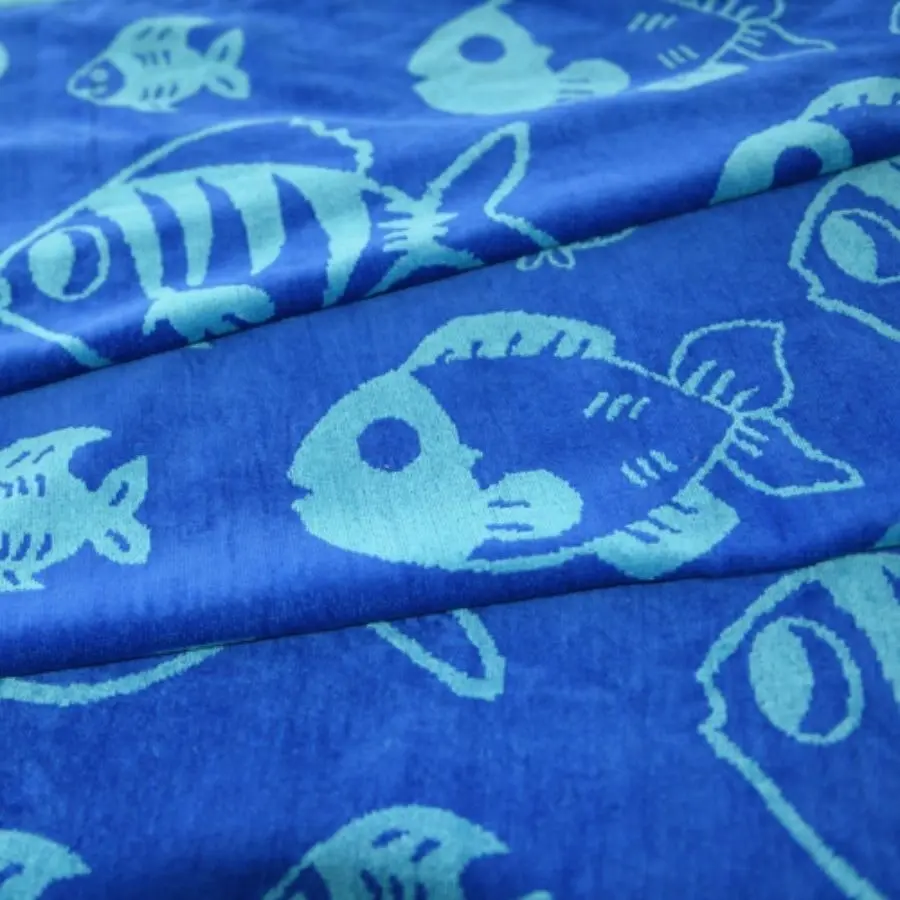 Beach Towel Bubble Fish Extra Large