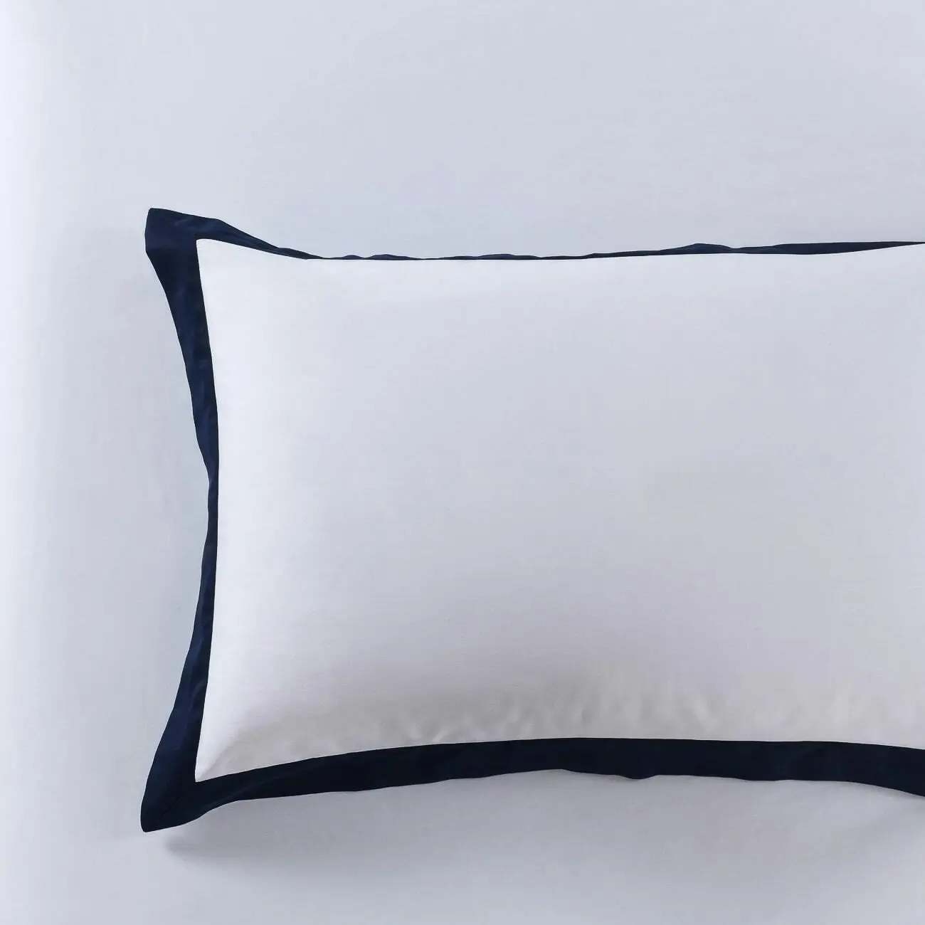 Plaza Navy Tailored King Size Pillowcase