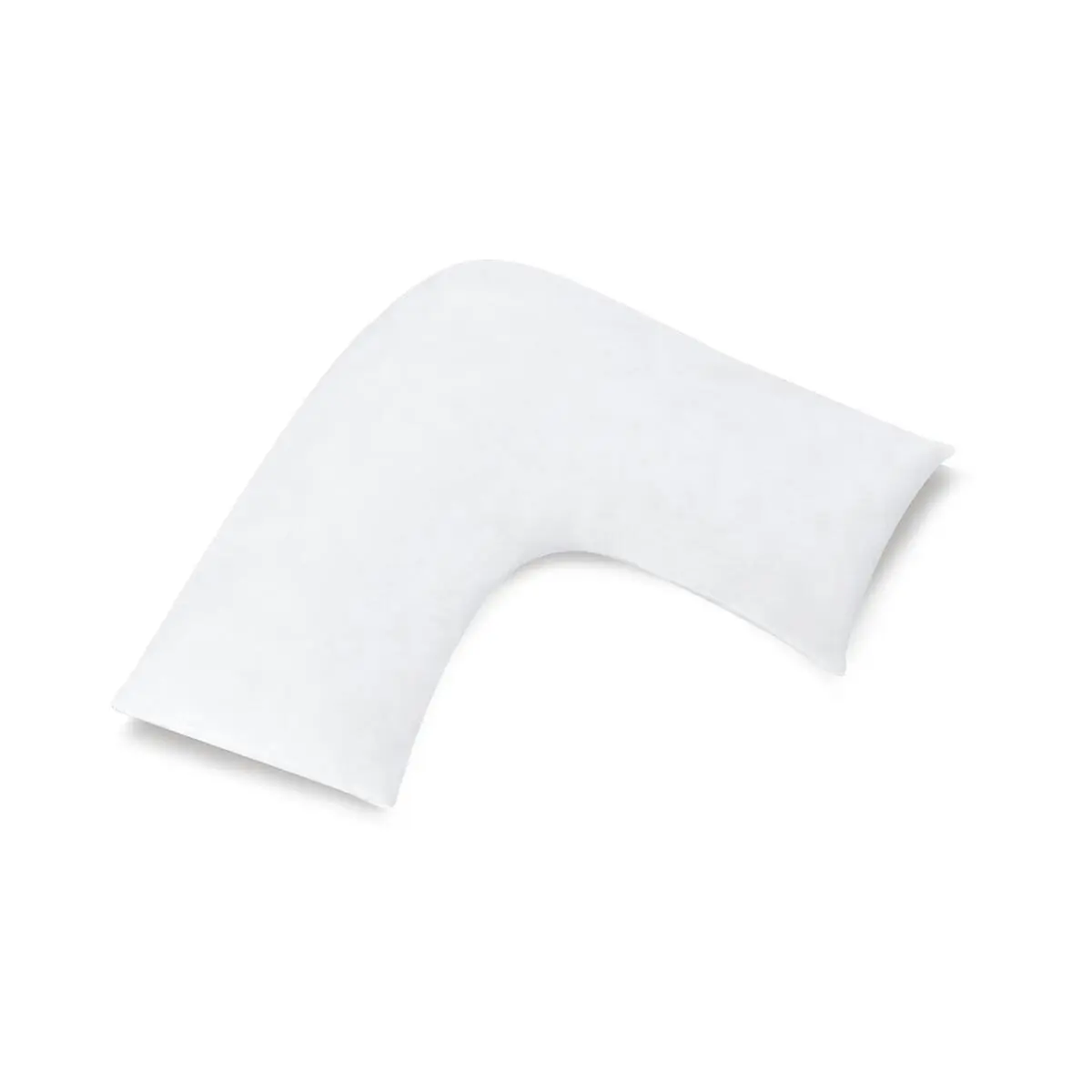 400 Thread Count White U-shaped Pillowcase