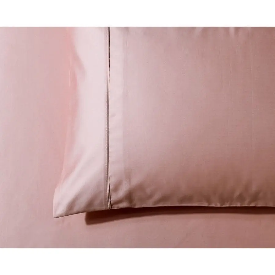 Soho 1000 Thread Count Queen Size Pillowcase Pair Blush