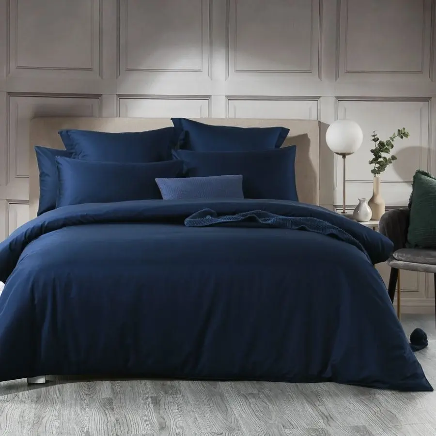 Soho 1000TC Quilt Cover Set Navy