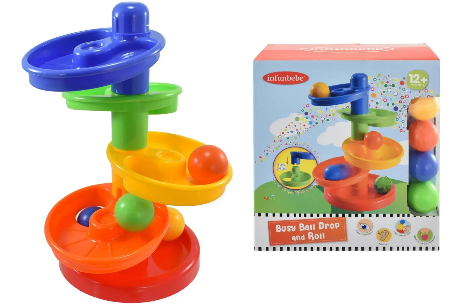 Infunbebe Busy Ball Drop & Roll Set