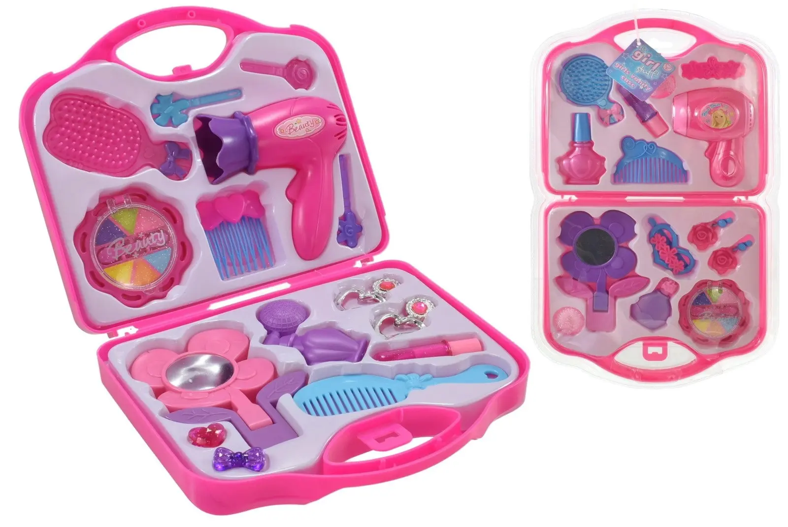 Beauty Vanity Case in Clamshell