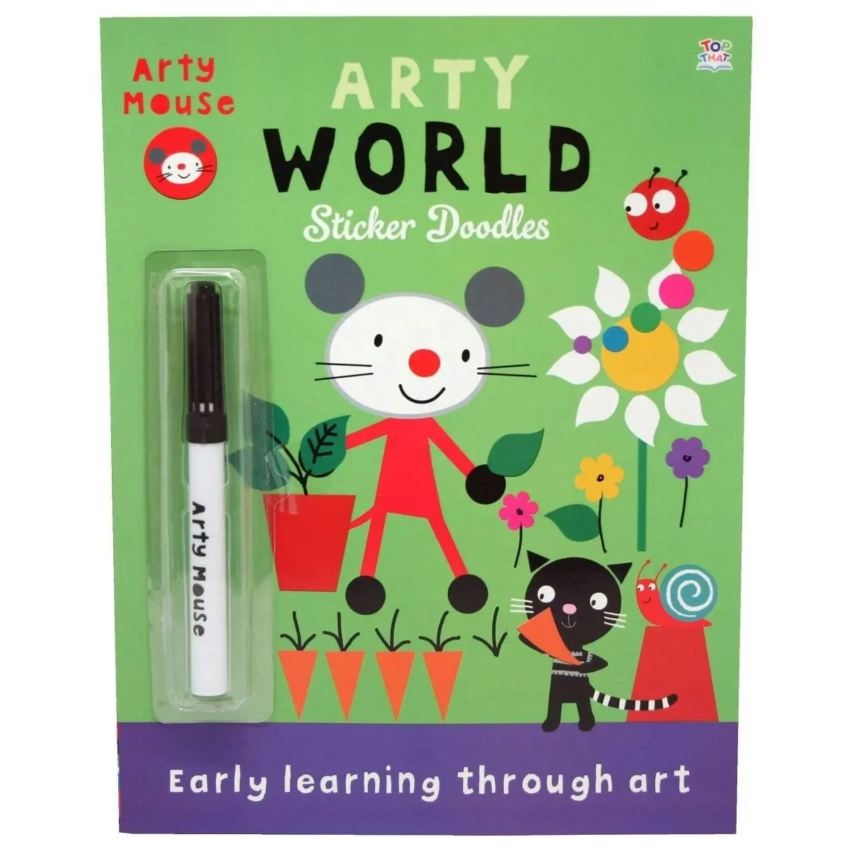 Promotional Arty World Sticker Doodles - Early Learning Through Art