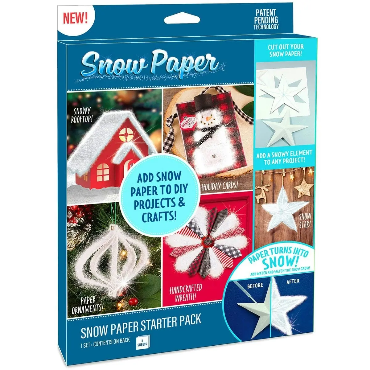 Creative Kids Snow Paper Starter Pack