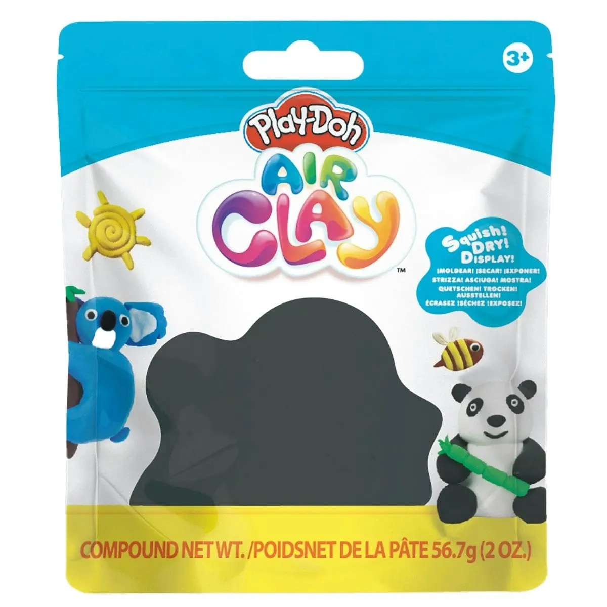 Play Doh Air Clay 2oz - Black