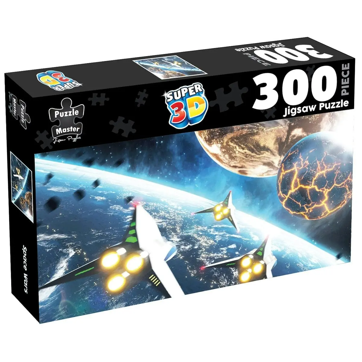 Puzzle Master Lenticular 300 Piece Puzzle - Space Wars