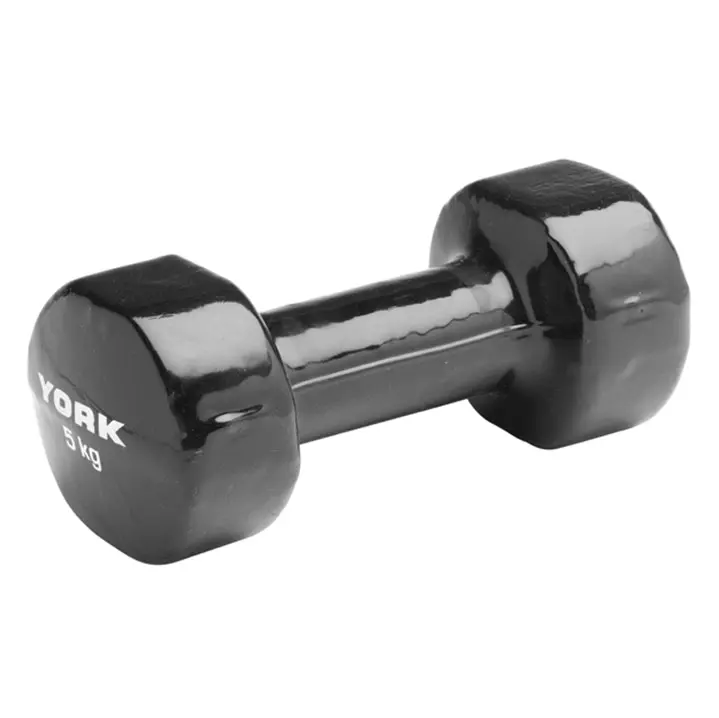 York 5kg PVC Dumbbell