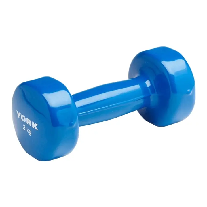 York 3kg PVC Dumbbell