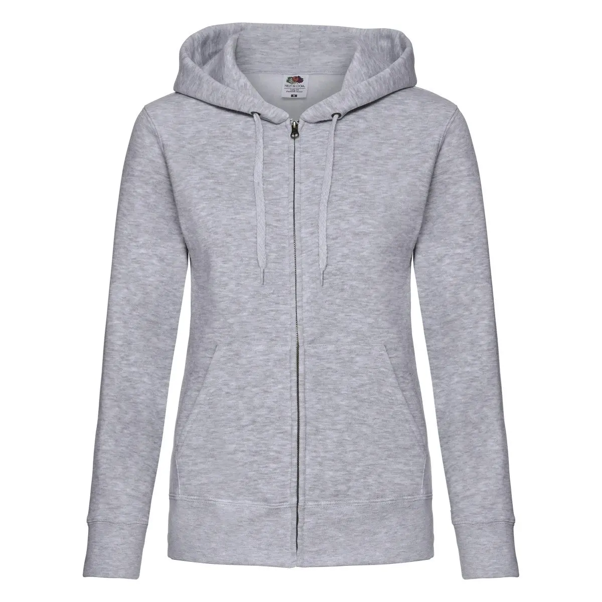 Fruit of the Loom Ladies Lady-Fit Hooded Sweatshirt Jacket