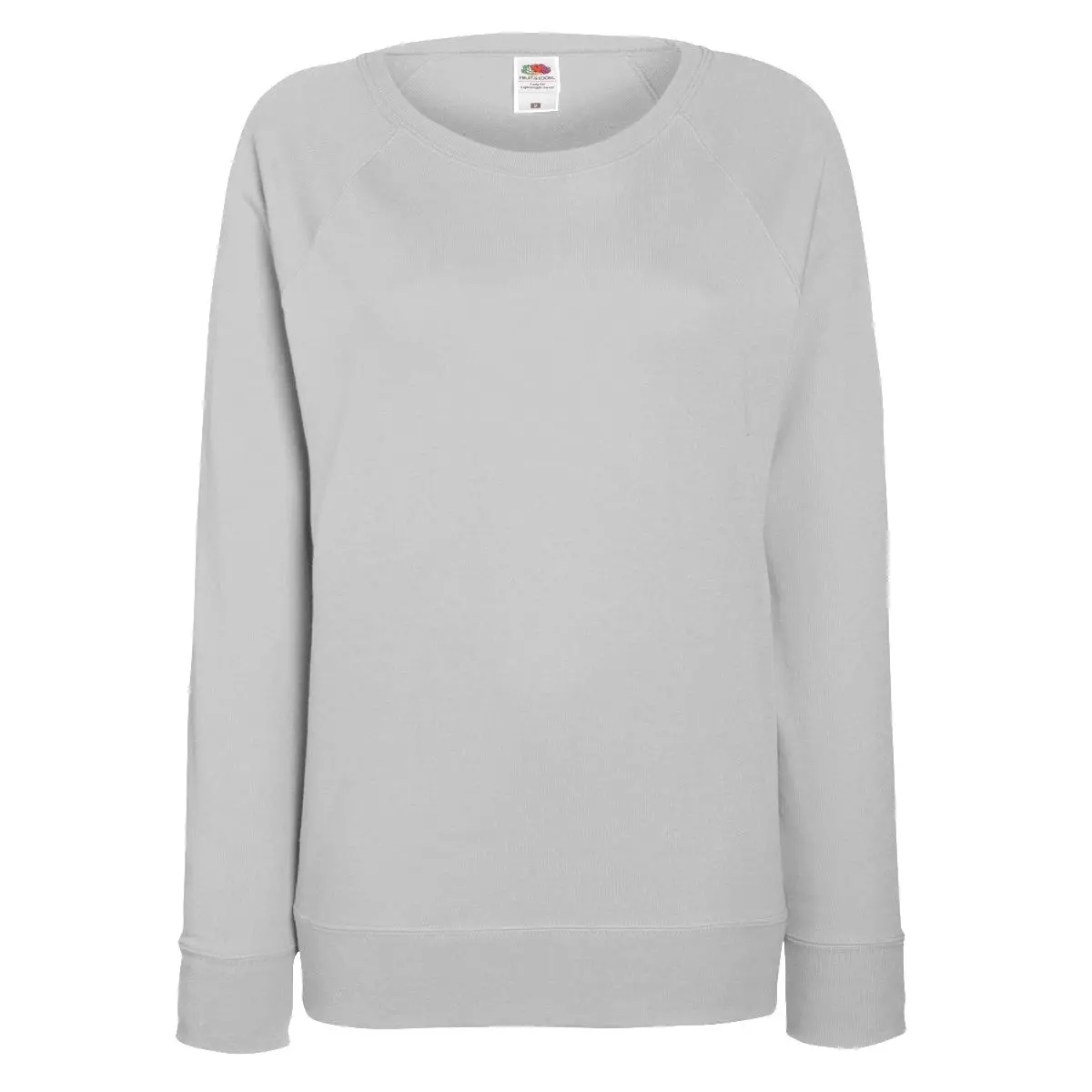 Fruit of the Loom Ladies Fitted Lightweight Raglan Sweatshirt (240 GSM)