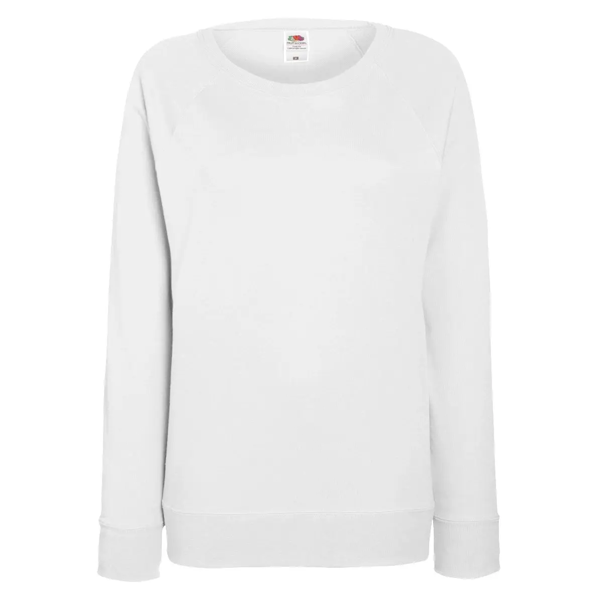 Fruit of the Loom Ladies Fitted Lightweight Raglan Sweatshirt (240 GSM)