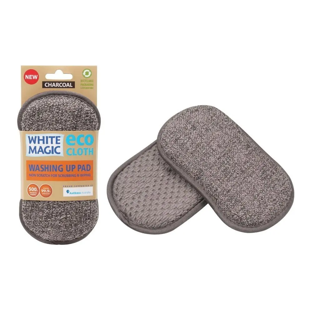 White Magic Wash Up Pad Charcoal