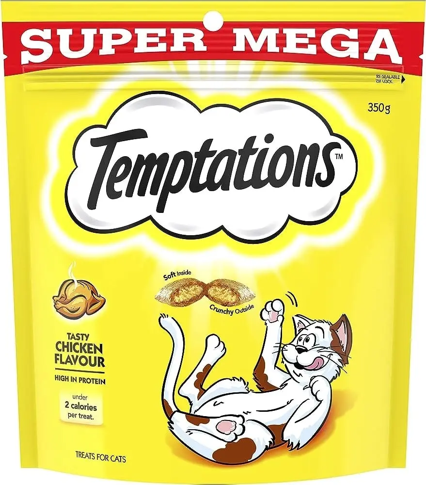 Temptations Cat Treats Chicken Flavour SUPER MEGA PACK