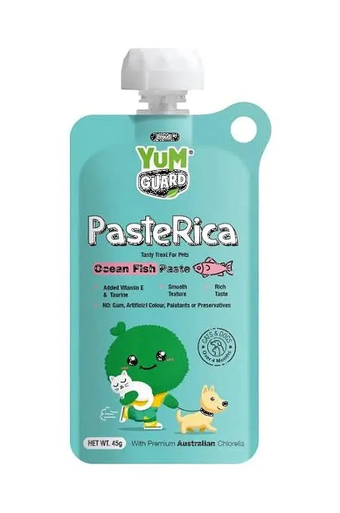 Yumguard Paste Rica Ocean Fish Dog and Cat Treat 24x45g