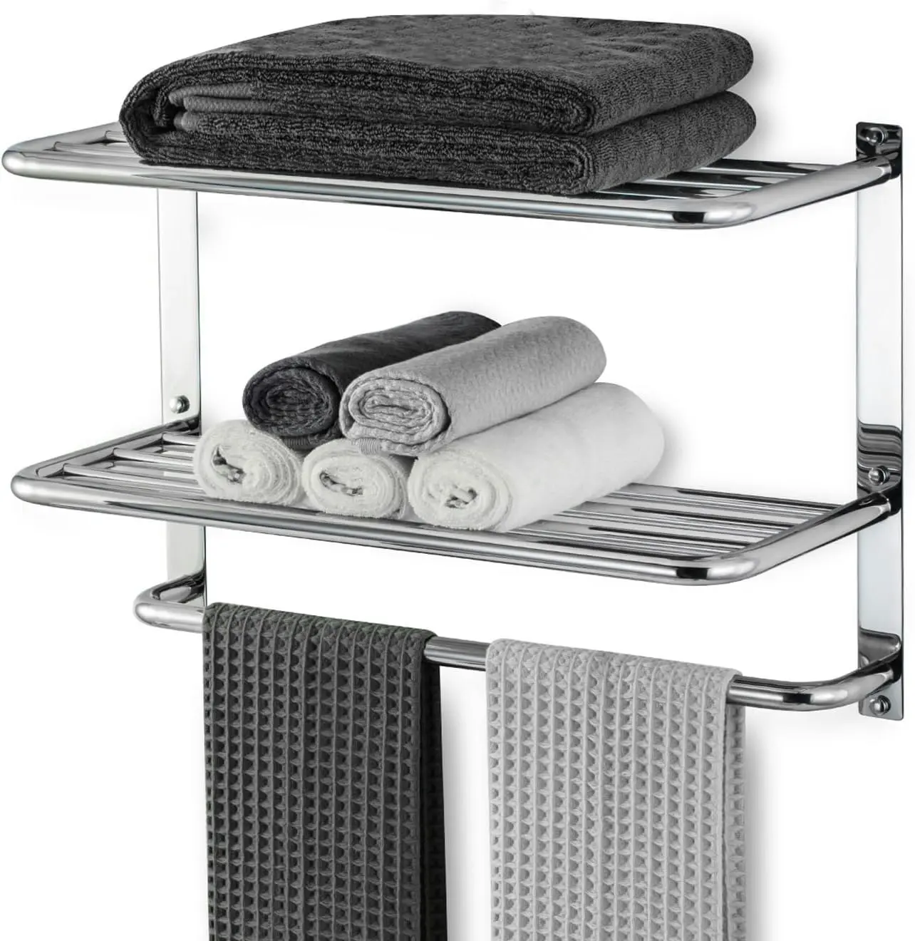 Bathroom Towel Rack 3-Tier, Stainless Steel