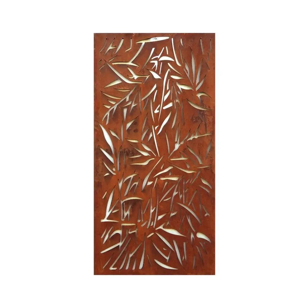 Real Rust Steel Screen Jungle 1200 x 600 Mm