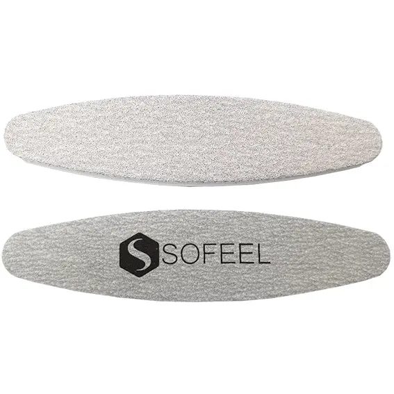 Sofeel AA Zebra Nail File 100/240 Grit White Core Sausage 2.4 x 10.5cm