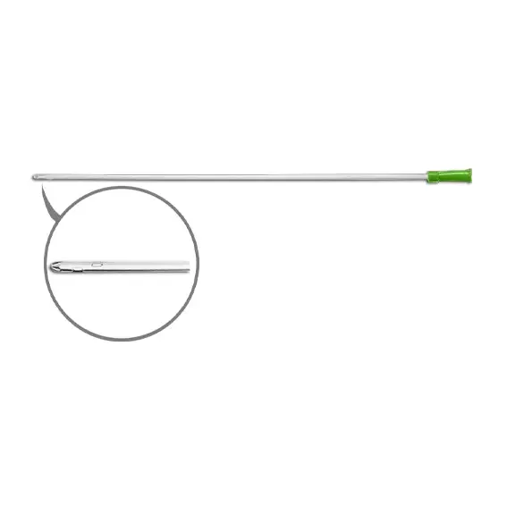 Livingstone Nelaton Male Catheter 14FG Green 38cm Length Sterile 100 Bag