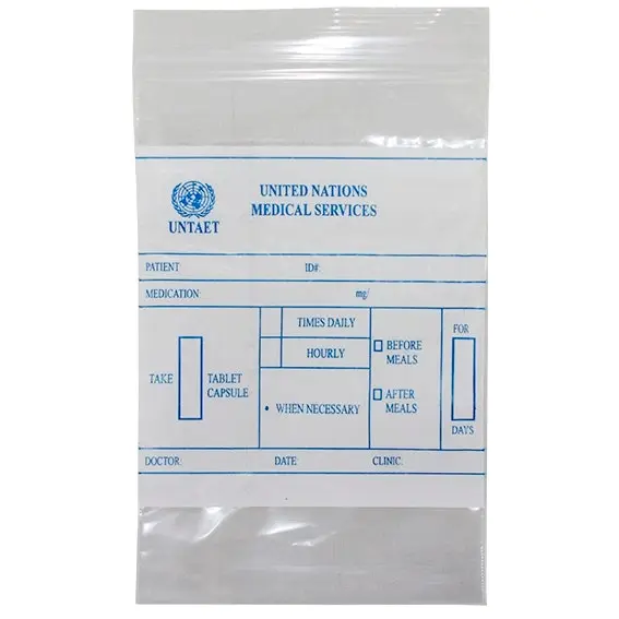 Livingstone Resealable Plastic Zip Lock Bag Clear with UN Logo 80 x 120 mm 1000 Pack