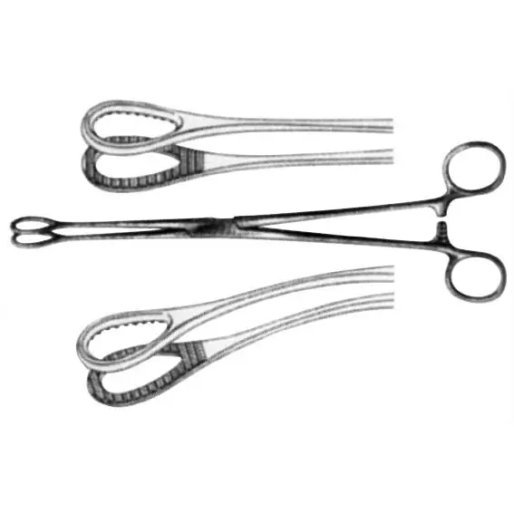 Livingstone Forester Sponge Forceps 180mm 44 Grams Straight