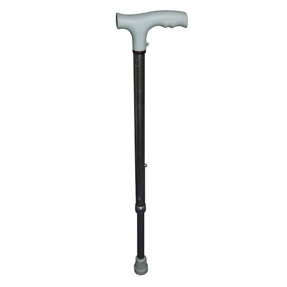 Livingstone Walking Stick, Aluminium, Silver, Adult, Adjustable 52.5- 75.5 cm, Each x3