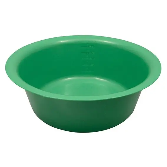 Livingstone Bowl Basin 5500ml 345mm Diameter x 120mm Height Autoclavable Plastic Green