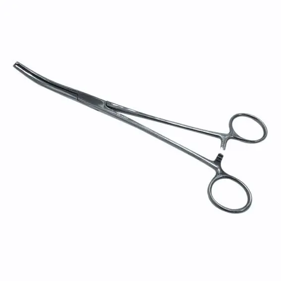 Livingstone Kocher Haemostatic Artery Forceps 18cm 1 x 2 Teeth 53 Grams Curved Stainless Steel