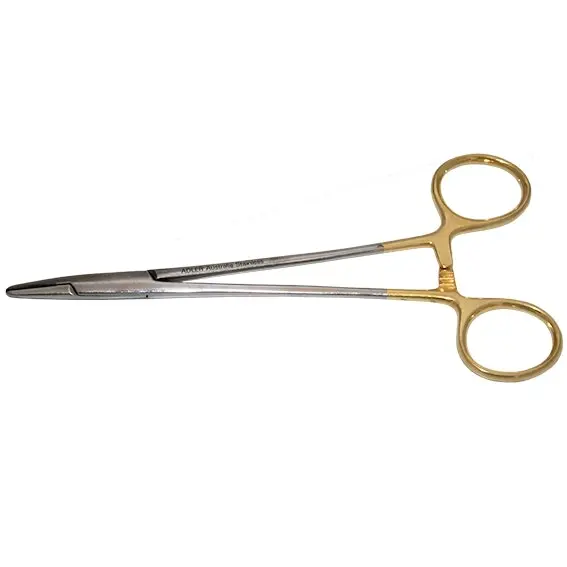 Adler Mayo Hegar Needle Holder, 16cm, Stainless Steel, with Tungsten Carbide, Each (24.184.16)