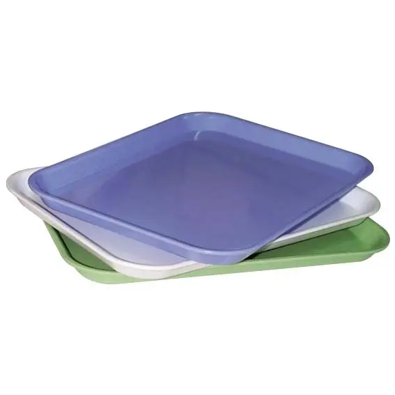 Instrument Tray, Amalgam, 348 x 268 x 25mm, Blue, Recyclable Plastic, Each