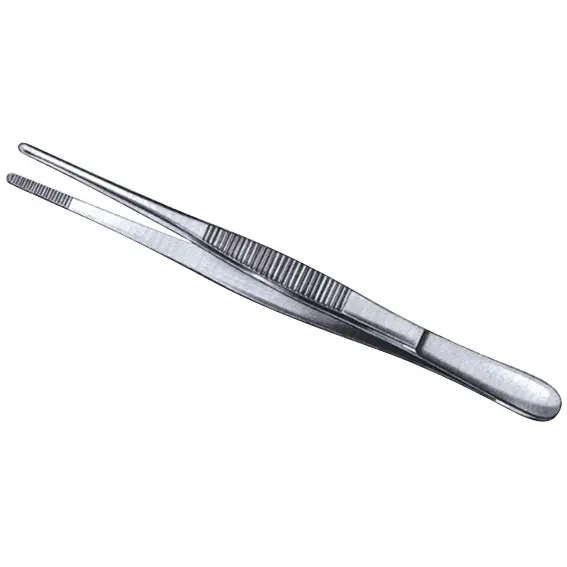 Livingstone Dressing Thumb Forceps 23cm Blunt Points Stainless Steel