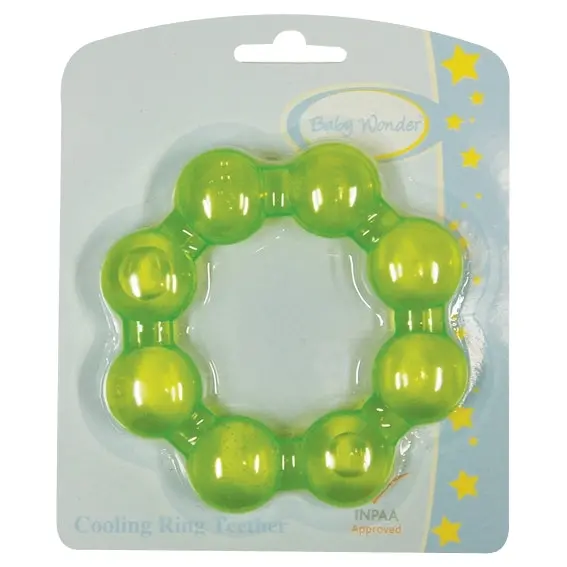 Baby Wonder Cooling Ring, Waterfilled Teether, Assorted Colours, Each