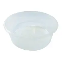 Livingstone Round Base Plastic Take-Away Containers without Lid 10oz or 280ml Clear 500 Carton