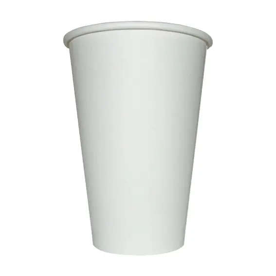 Livingstone Paper Drinking Cups, 473ml or 16oz, White, 50 Pieces/Bag