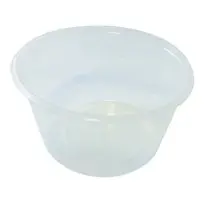 Livingstone Round Base, Recyclable Plastic Take-Away Containers without Lid, 20oz or 540ml, Clear, 500 Pieces/Carton x5