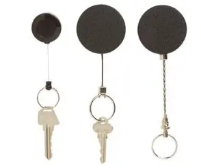 Rexel Retractable Key Holder Nylon Cord Black 83cm