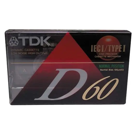 Audio Cassette Tdk 60 Minute Each