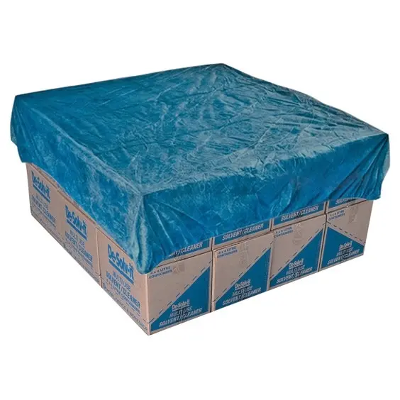 Livingstone Pallet Drum Crate Top Covers 1400 x 1400mm 7 Microns Polyethylene CPE Film Blue 50 Carton