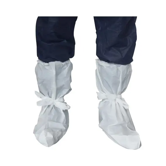 Livingstone Cast PE Over Boot Cover with Tie & Non-skid Sole White 250 Carton