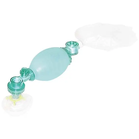 Livingstone Resuscitator with Pop-off Mask Oxygen Tubing and Reservoir Bag Child