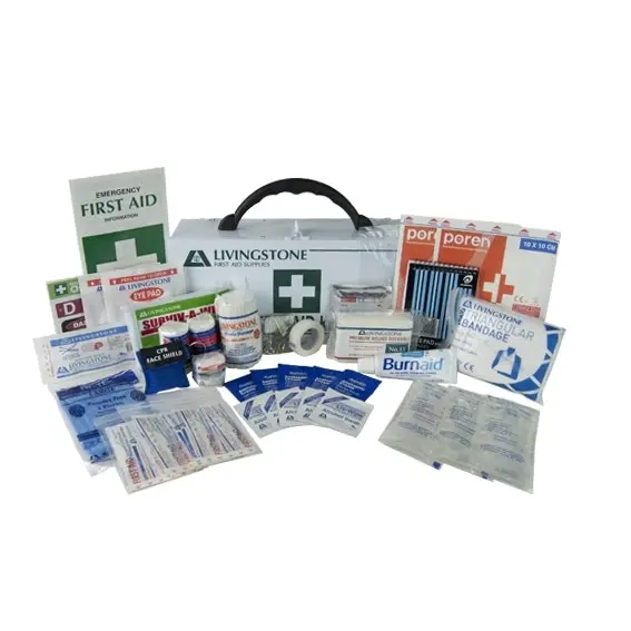 Livingstone All Purpose Everyday First Aid Kit Complete Set In Metal Case