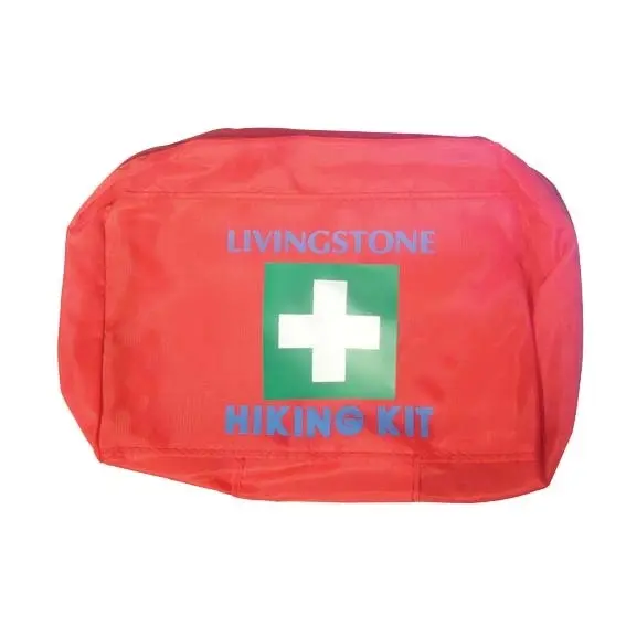 Livingstone First Aid Empty Hiking Nylon Pouch 18 x 11 x 7cm Red