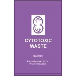 Livingstone Purple Cytotoxic Waste Bags 70L 60 x 100cm