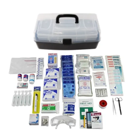 Livingstone Western Australia Low Risk First Aid Kit Complete Set In Recyclable Plastic Case for 1-25 people