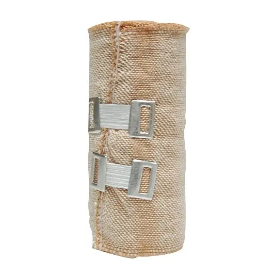 Universal Crepe Bandage 10cm x 2.3m Unstretched 4.5m Stretched Brown 12 Pack