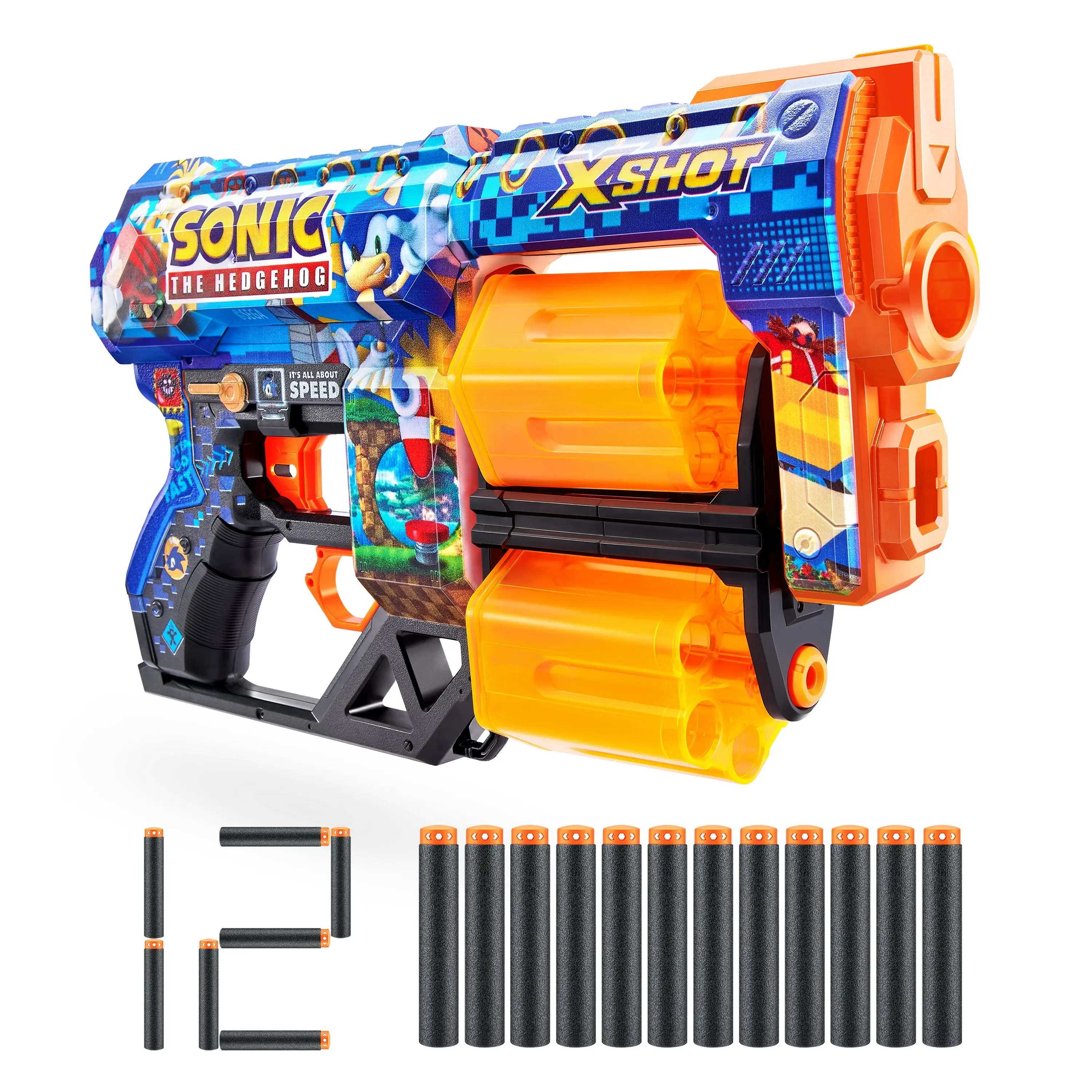 Zuru Xshot Skins Sonic the Hedgehog