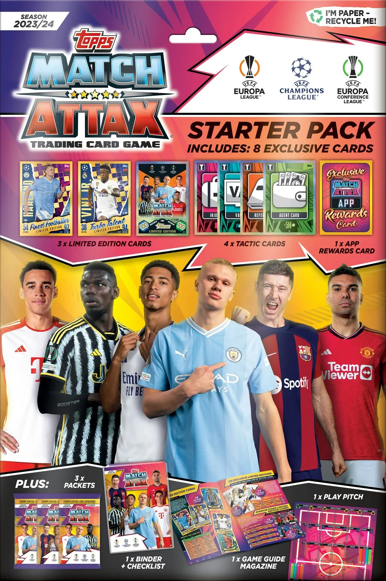 UEFA Match Attax Champions League 2023/2024 Edition Starter Pack