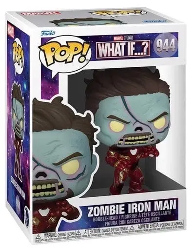 Marvel What If...? - Zombie Iron Man Metallic 10" Funko Pop! Vinyl Figure